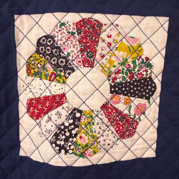 NWT Sea New York Pippin Quilted Floral Patchwork Cropped Jacket Size Large - Picture 14 of 14